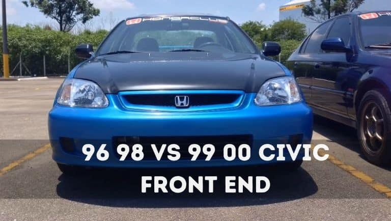 96-98 vs 99-00 Civic Front End